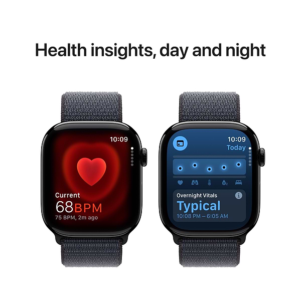Фото - Смарт-часы Apple Watch Series 10 GPS 46mm Jet Black Aluminium Case with Ink Sport Loop