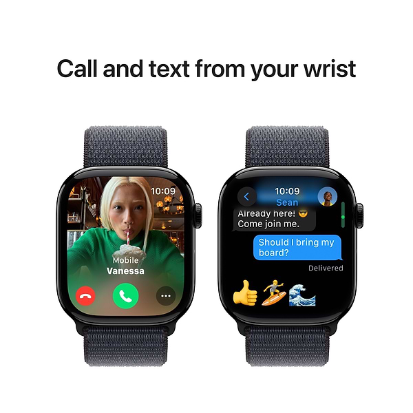 Фото - Смарт-часы Apple Watch Series 10 GPS 46mm Jet Black Aluminium Case with Ink Sport Loop