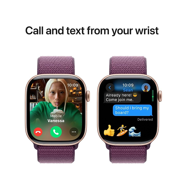 Фото - Смарт-годинник Apple Watch Series 10 GPS 46mm Rose Gold Aluminium Case with Plum Sport Loop