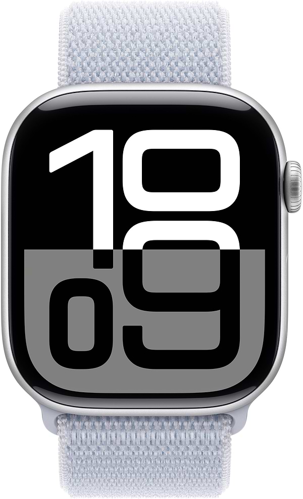 Фото - Смарт-часы Apple Watch Series 10 GPS 46mm Silver Aluminium Case with Blue Cloud Sport Loop