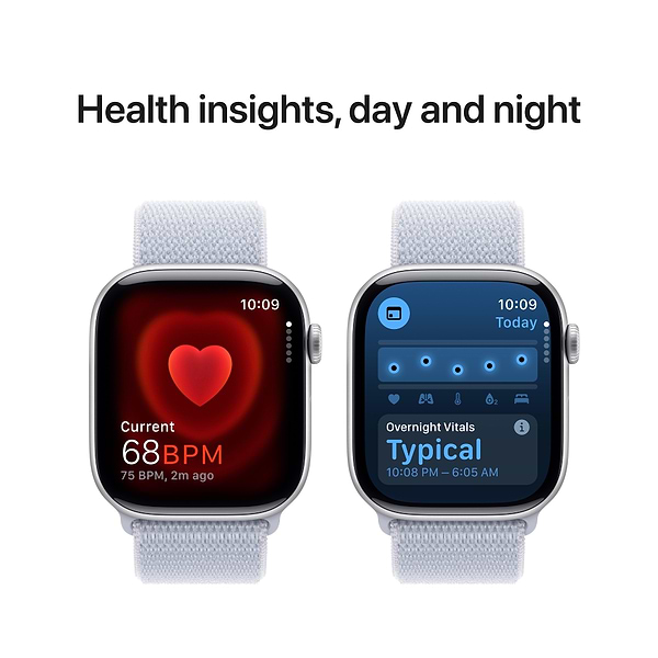 Фото - Смарт-часы Apple Watch Series 10 GPS 46mm Silver Aluminium Case with Blue Cloud Sport Loop