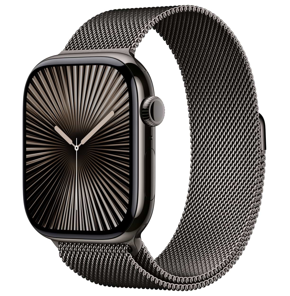 Смарт-часы Apple Watch Series 10 GPS + eSIM 46mm Slate Titanium Case with Slate Milanese Loop - S/M - Фото 1