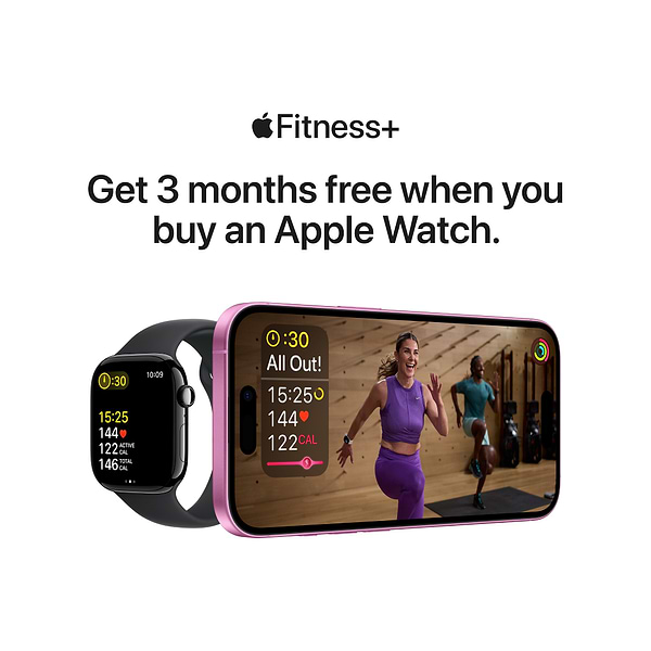 Фото - Смарт-часы Apple Watch Series 10 GPS + eSIM 46mm Slate Titanium Case with Black Sport Band - S/M