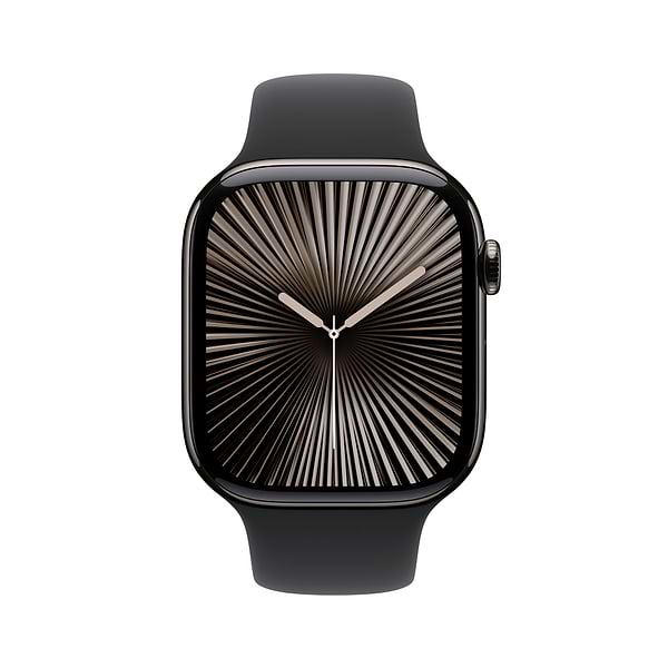Фото - Смарт-часы Apple Watch Series 10 GPS + eSIM 46mm Slate Titanium Case with Black Sport Band - S/M