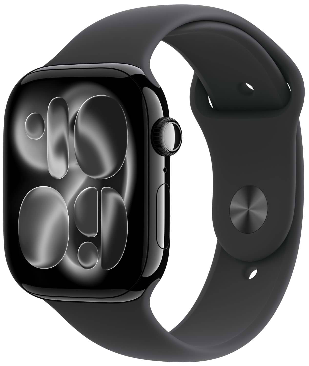 Смарт-годинник Apple Watch Series 11 GPS + eSIM 46mm Jet Black Aluminium Case with Black Sport Band - M/L - Фото 1