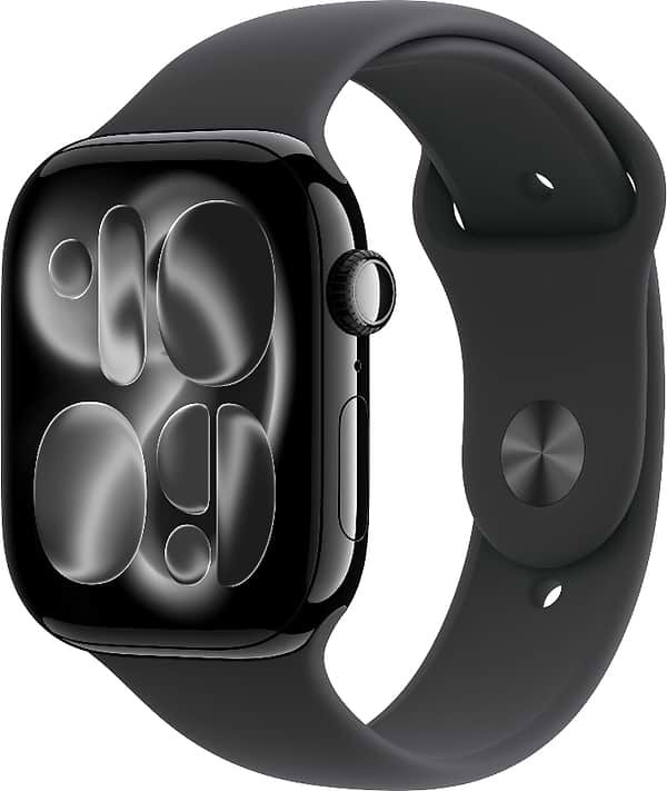 Фото - Смарт-годинник Apple Watch Series 11 GPS + eSIM 46mm Slate Titanium Case with Black Sport Band - M/L