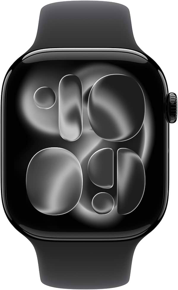 Фото - Смарт-годинник Apple Watch Series 11 GPS + eSIM 46mm Slate Titanium Case with Black Sport Band - M/L