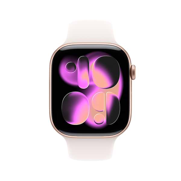 Фото - Смарт-часы Apple Watch Watch Series 11 GPS + eSIM 42mm Rose Gold Aluminium Case with Light Blush Sport Band - S/M