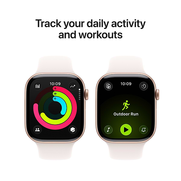 Фото - Смарт-часы Apple Watch Series 11 GPS 46mm Rose Gold Aluminium Case with Light Blush Sport Band - S/M