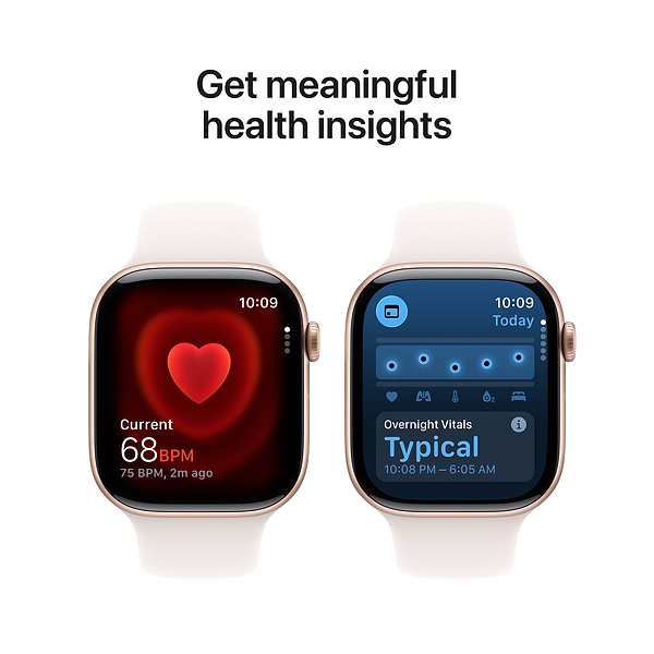 Фото - Смарт-часы Apple Watch Series 11 GPS 46mm Rose Gold Aluminium Case with Light Blush Sport Band - S/M