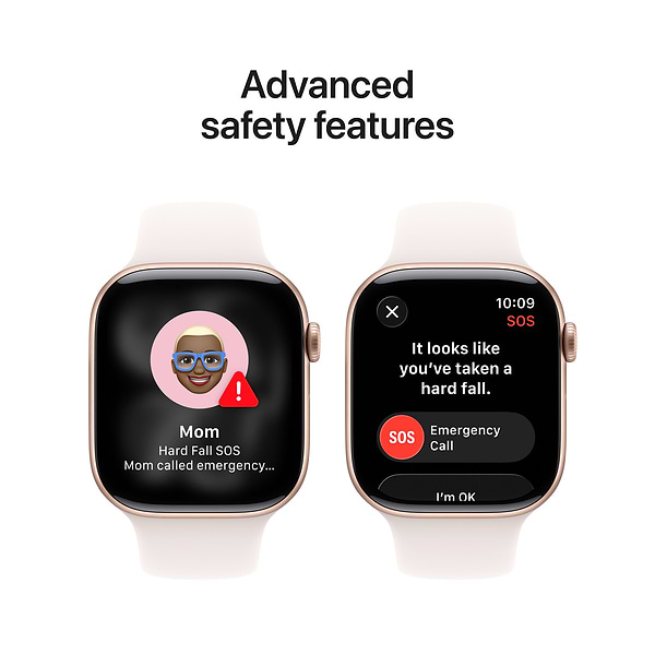 Фото - Смарт-часы Apple Watch Series 11 GPS 46mm Rose Gold Aluminium Case with Light Blush Sport Band - S/M