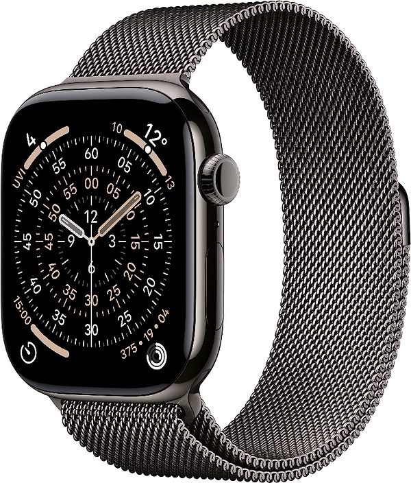 Фото - Смарт-годинник Apple Watch Series 11 GPS + eSIM 46mm Slate Titanium Case with Slate Milanese Loop - M/L