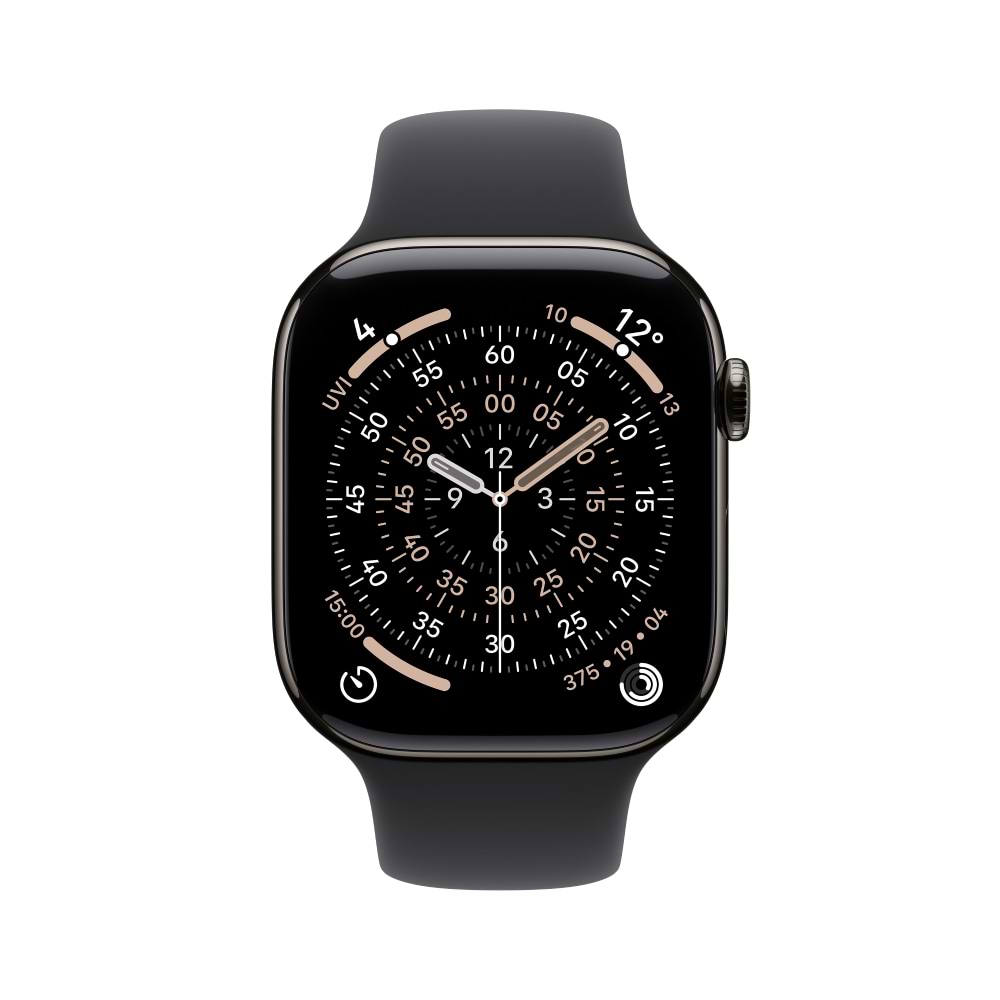 Фото - Смарт-часы Apple Watch Series 11 GPS + eSIM 46mm Slate Titanium Case with Black Sport Band - S/M