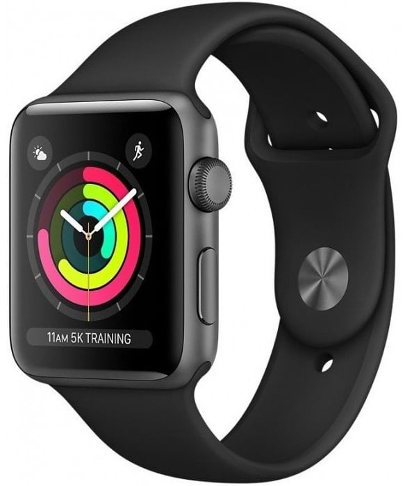 Фото - Смарт-часы Apple Watch Series 3 38mm Space Grey Aluminium Case with Black Sport Band Фото - Смарт-часы Apple Watch Series 3 38mm Space Grey Aluminium Case with Black Sport Band