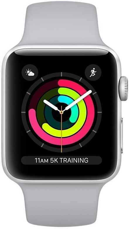 Фото - Смарт-годинник Apple Watch Series 3 GPS, 42mm Silver Aluminium Case with Fog Sport Band (MQL02FS/A)