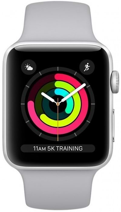 Фото - Смарт-часы Apple Watch Series 3 42mm Silver Aluminium Case with White Sport Band
