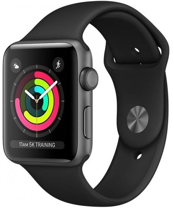 Фото - Смарт-годинник Apple Watch Series 3 42mm Space Grey Aluminium Case with Black Sport Band Фото - Смарт-годинник Apple Watch Series 3 42mm Space Grey Aluminium Case with Black Sport Band