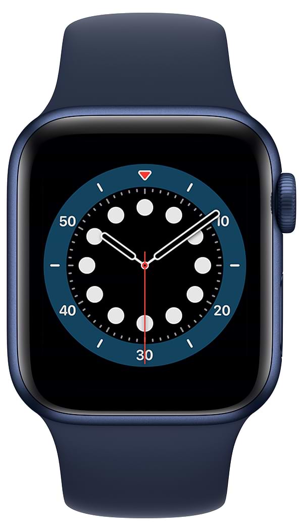 Фото - Смарт-годинник Apple Watch Series 6 40mm Blue Aluminium Case with Deep Navy Sport Band