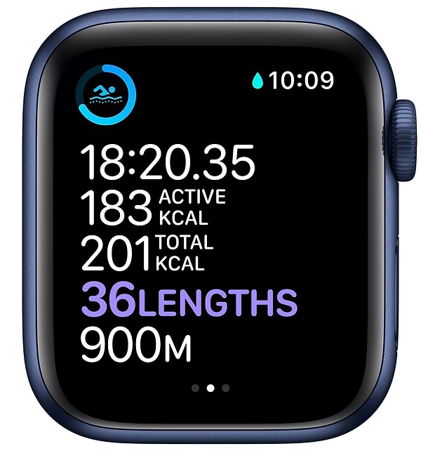 Фото - Смарт-годинник Apple Watch Series 6 40mm Blue Aluminium Case with Deep Navy Sport Band