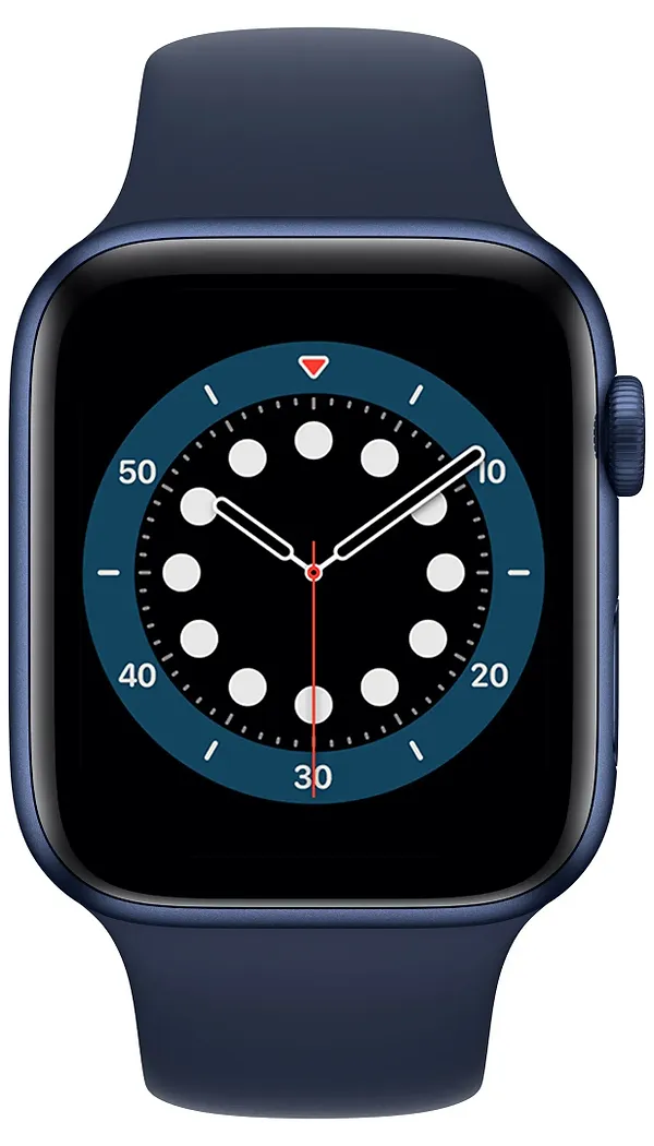 Фото - Смарт-годинник Apple Watch Series 6 44mm Blue Aluminium Case with Deep Navy Sport Band