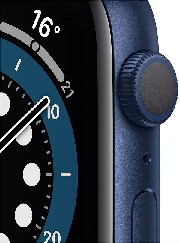 Фото - Смарт-годинник Apple Watch Series 6 44mm Blue Aluminium Case with Deep Navy Sport Band