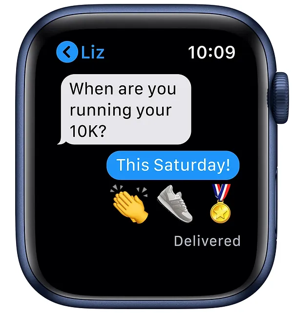 Фото - Смарт-годинник Apple Watch Series 6 44mm Blue Aluminium Case with Deep Navy Sport Band