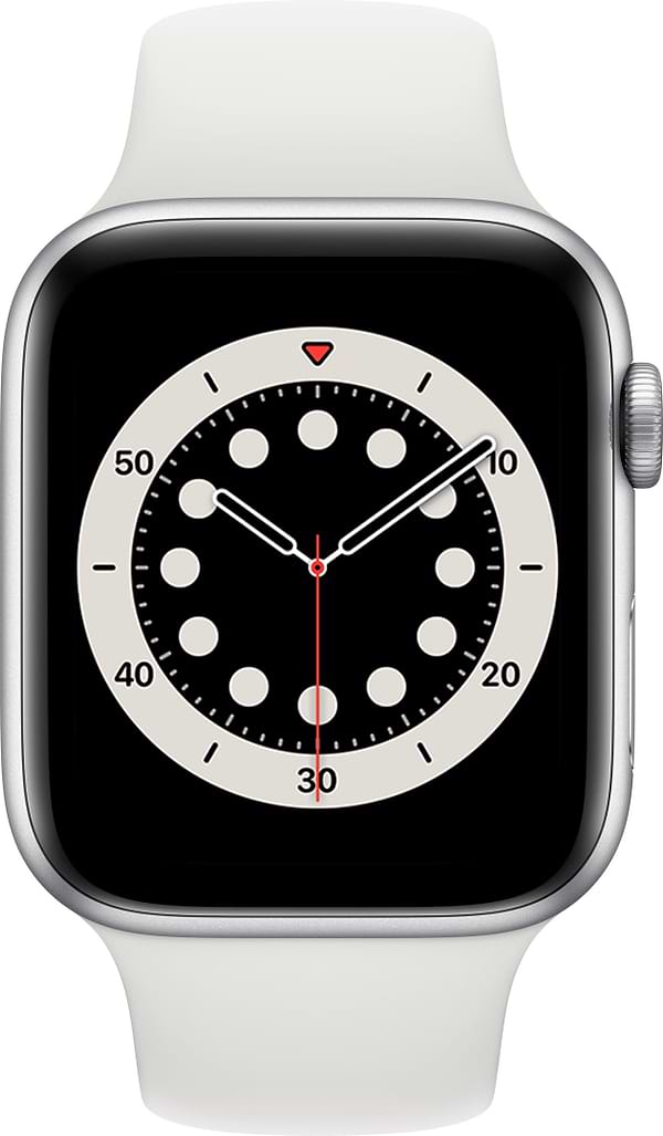 Фото - Смарт-годинник Apple Watch Series 6 40mm Silver Aluminium Case with White Sport Band