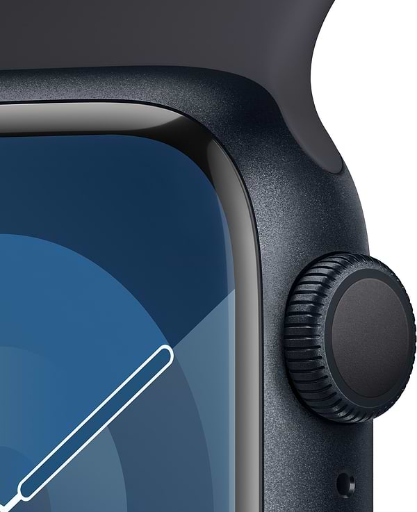 Фото - Смарт-годинник Apple Watch Series 9 GPS 41mm Midnight Aluminium Case with Midnight Sport Band - M/L