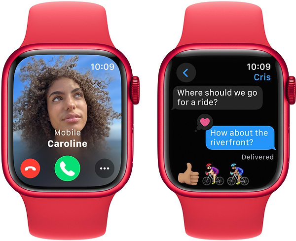 Фото - Смарт-годинник Apple Watch Series 9 GPS 41mm (PRODUCT)RED Aluminium Case with (PRODUCT)RED Sport Band - M/L