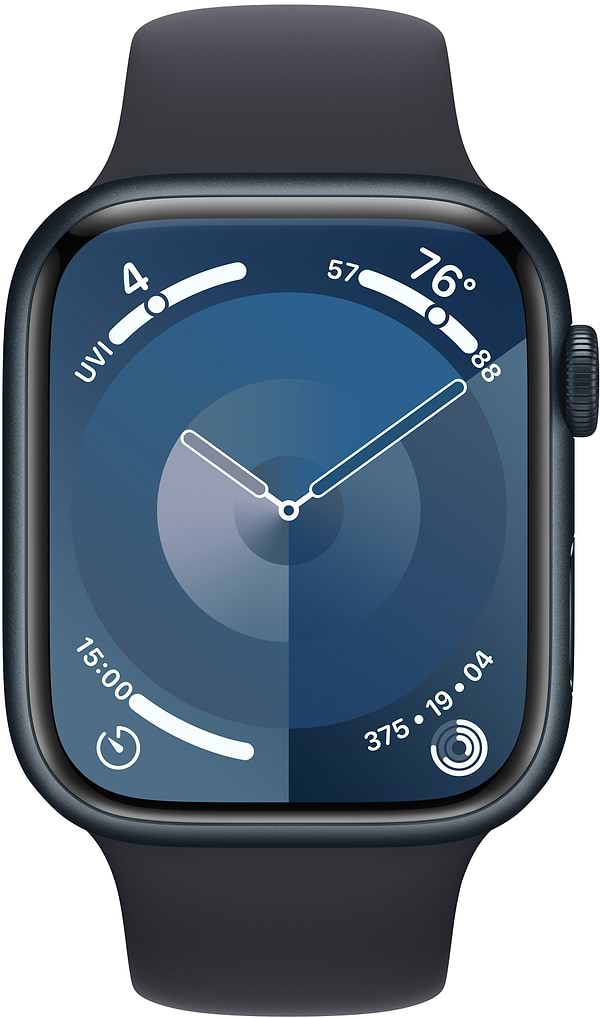 Фото - Смарт-часы Apple Watch Series 9 GPS 45mm Midnight Aluminium Case with Midnight Sport Band - S/M