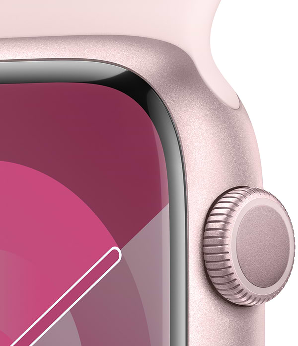 Фото - Смарт-часы Apple Watch Series 9 GPS 41mm Pink Aluminium Case with Light Pink Sport Band - S/M