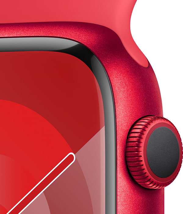 Фото - Смарт-часы Apple Watch Series 9 GPS 45mm (PRODUCT)RED Aluminium Case with (PRODUCT)RED Sport Band - S/M