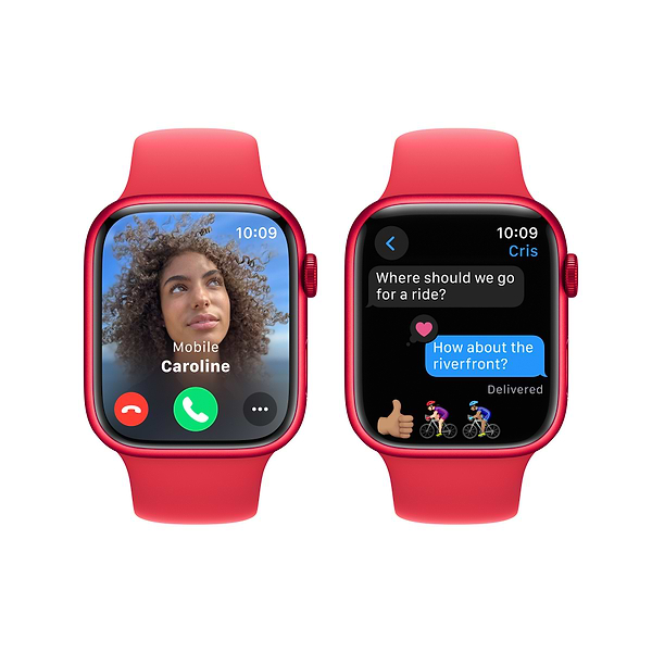Фото - Смарт-часы Apple Watch Series 9 GPS 45mm (PRODUCT)RED Aluminium Case with (PRODUCT)RED Sport Band - M/L