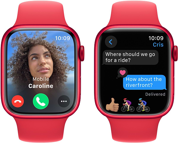Фото - Смарт-часы Apple Watch Series 9 GPS 45mm (PRODUCT)RED Aluminium Case with (PRODUCT)RED Sport Band - S/M
