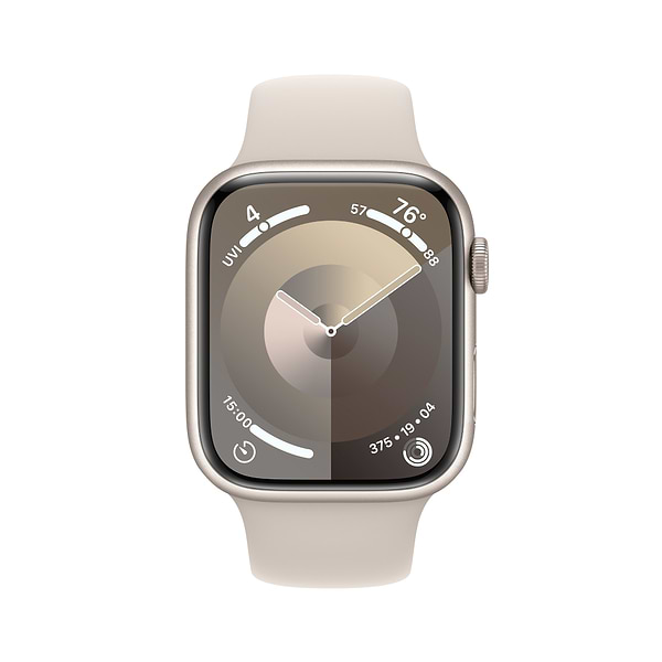 Фото - Смарт-часы Apple Watch Series 9 GPS 45mm Starlight Aluminium Case with Starlight Sport Band - S/M