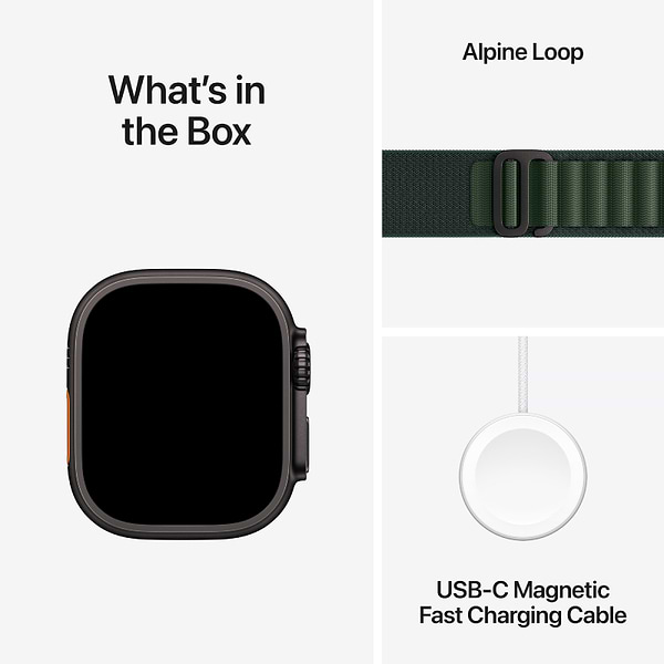 Фото - Смарт-часы Apple Watch Ultra 2 GPS 49mm Black Titanium Case with Dark Green Alpine Loop - Medium