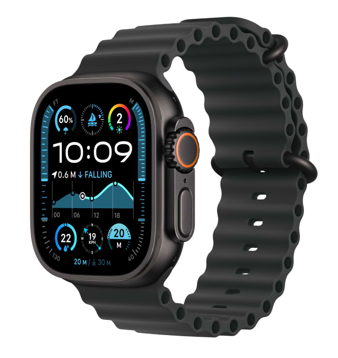 Смарт-часы AppleWatch Ultra 2 GPS 49mm Black Titanium Case with Black Ocean Band - Фото 1