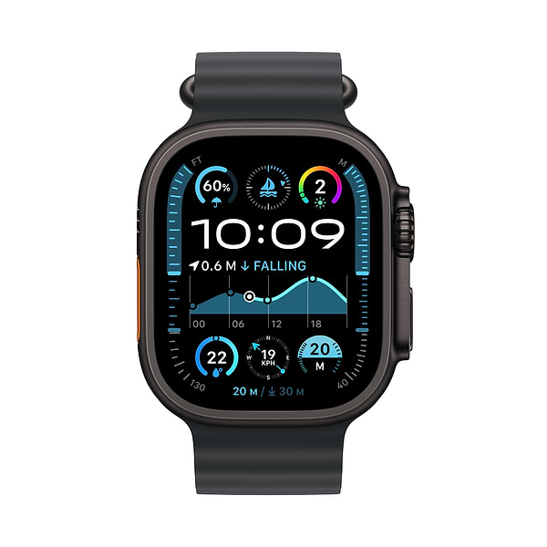 Фото - Смарт-годинник Apple Watch Ultra 2 GPS 49mm Black Titanium Case with Black Ocean Band