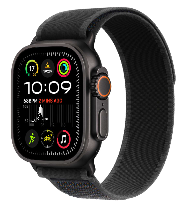 Смарт-часы Apple Watch Ultra 2 GPS 49mm Black Titanium Case with Black Trail Loop - M/L - Фото 1