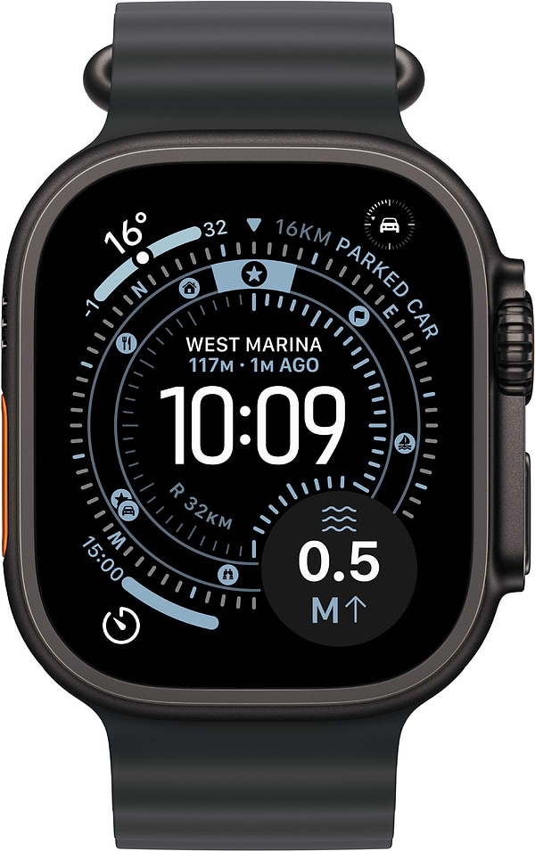 Фото - Смарт-часы Apple Watch Ultra 3 GPS + eSIM 49mm Black Titanium Case with Black Ocean Band