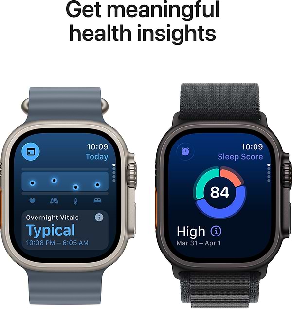 Фото - Смарт-годинник Apple Watch Ultra 3 GPS + eSIM 49mm Black Titanium Case with Black/Charcoal Trail Loop - M/L
