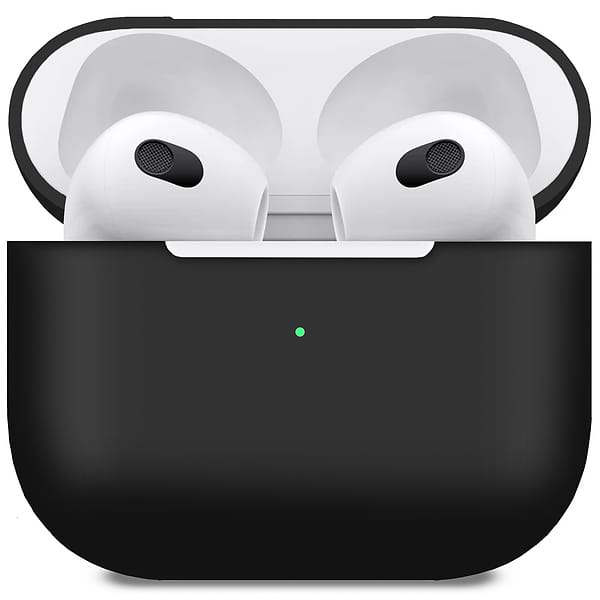 Фото - Уценка - Чехол для наушников MakeFuture Apple AirPods 3 Silicone Black (MCL-AA3BK)