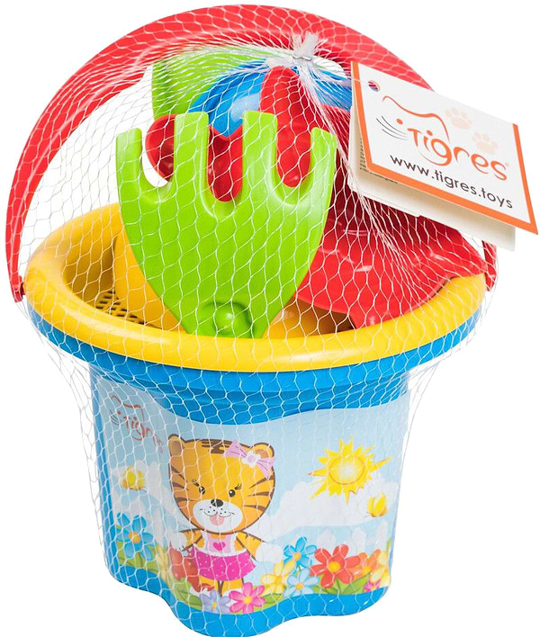 Фото - Набор для игры в песочнице Tigres "Цветочек" 7 эл., Tigres (39811) Фото - Набор для игры в песочнице Tigres "Цветочек" 7 эл., Tigres (39811)