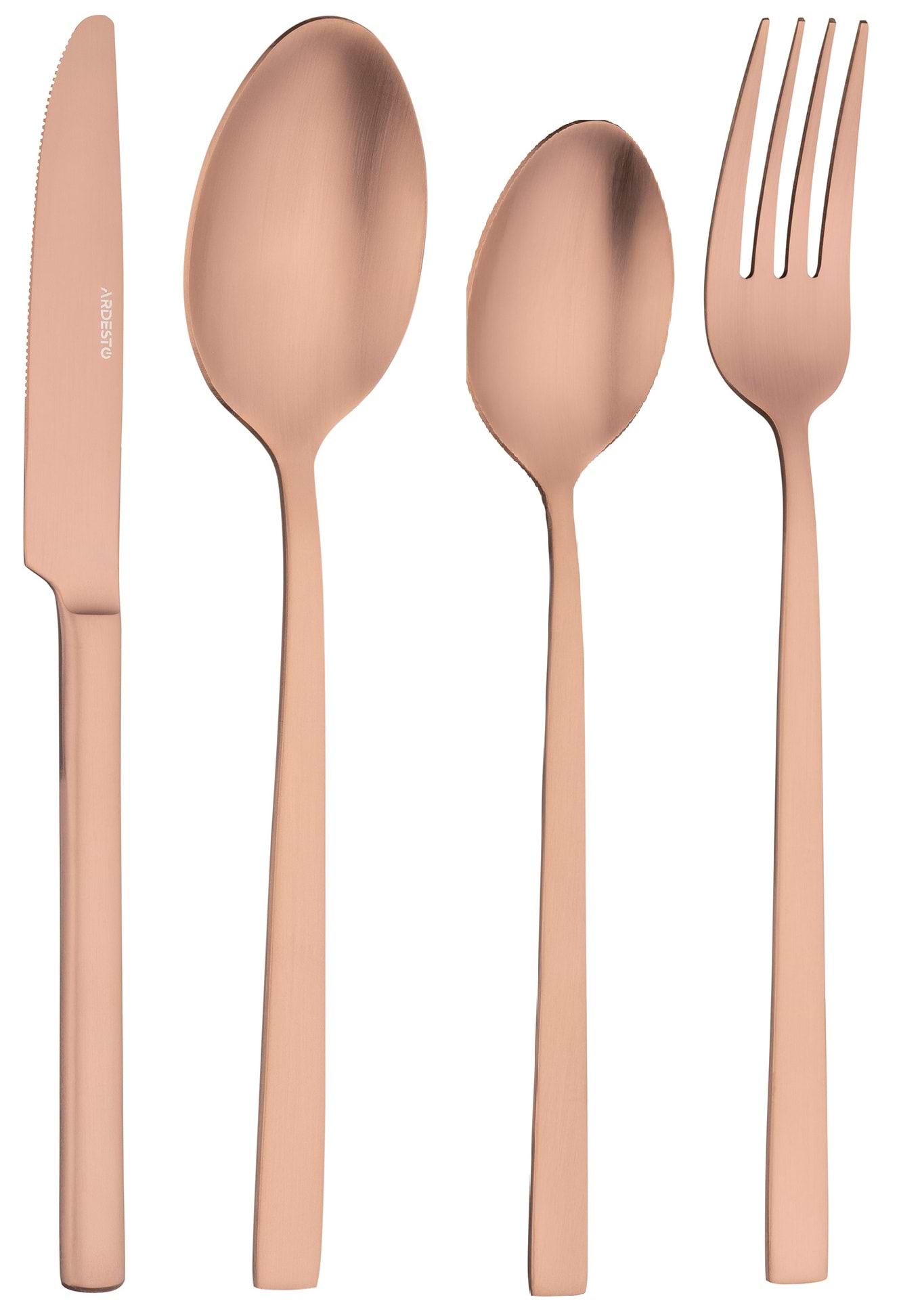 Набір столових приборів Ardesto Black Mars Favola 4 пр. (AR0704FSC) - Фото 1