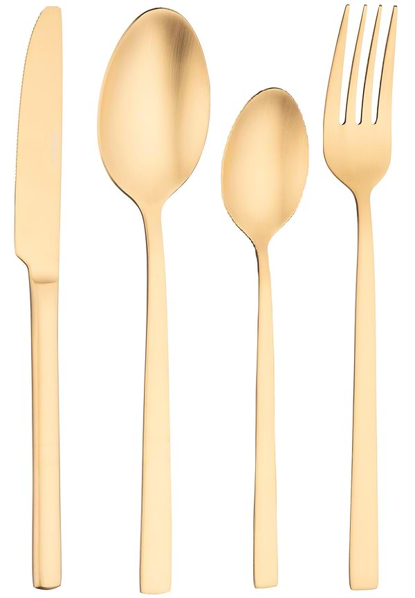 Фото - Набір столових приборів Ardesto Black Mars Favola 4 пр. (AR0704FSG)