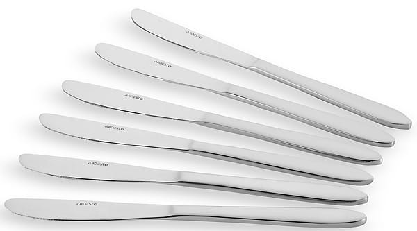 Фото - Набор ножей столовых Ardesto Black Mars Ether 6 пр (AR0706EK)