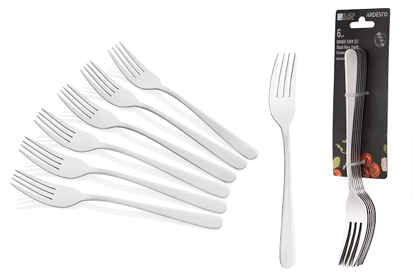 Фото - Набор вилок столовых Ardesto Black Mars Zenith 6 пр. (AR0706ZF)