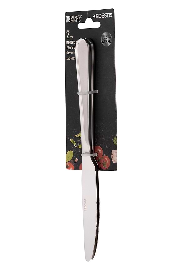 Фото - Набор ножей столовых Ardesto Black Mars Zenith 2 пр. (AR0706ZK)