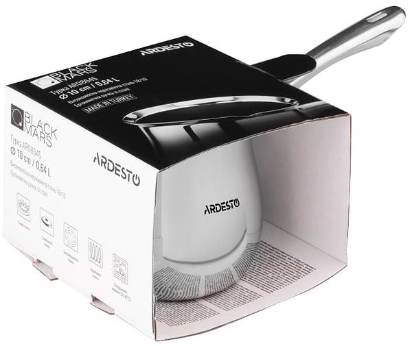 Фото - Турка Ardesto Black Mars 0.64 л (AR0864S)