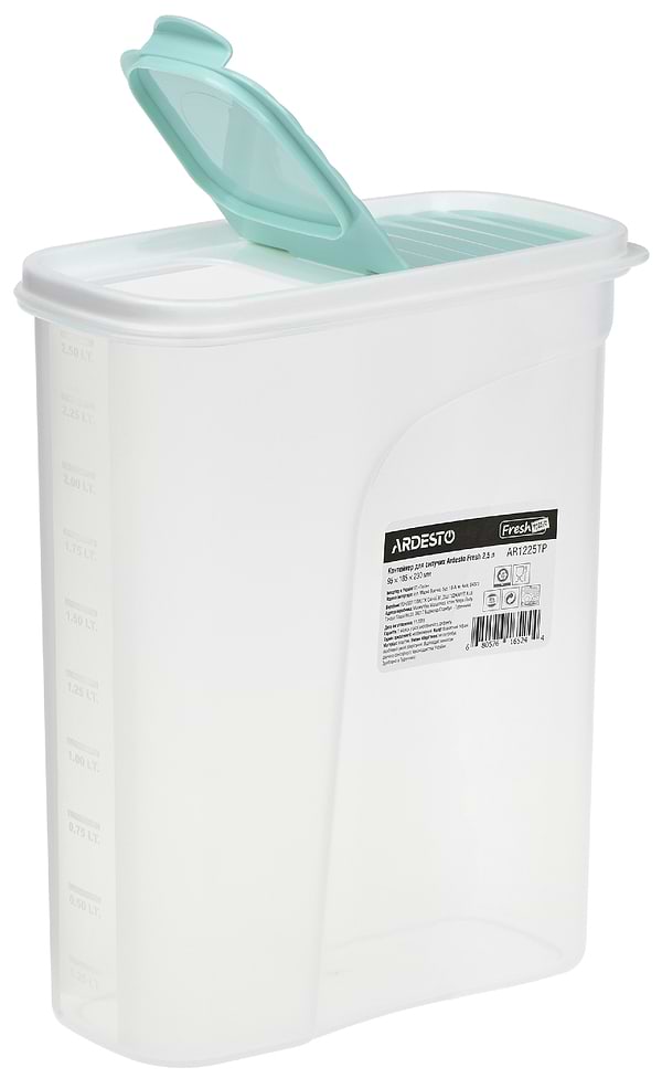 Фото - Емкость для сыпучих Ardesto Fresh 2.5 л (AR1225TP)